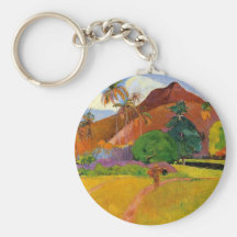 "Montañas en el llavero de Tahití" - Paul Gauguin