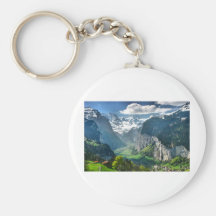 Montañas impresionantes de Suiza Llavero
