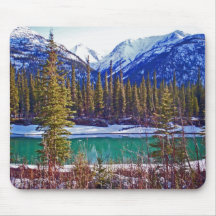 Montañas Mousepad de la Columbia Británica Alfombrilla De Ratón