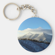Montañas Nevado Llavero Personalizado