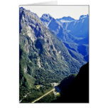 Montañas, parque nacional de Fiordland Tarjetas