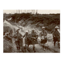 Montañeses en WWI Tarjeta Postal