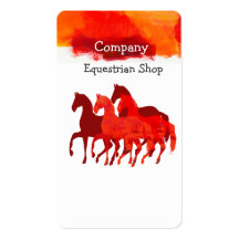 Montar a caballo plantillas de tarjetas personales