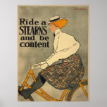 Monte una bicicleta de Stearns y sea contenido Poster