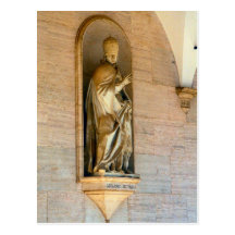 Montecassino, estatua de papa Gregorio II Postales