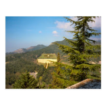 Montecassino, sitio de sepulcros de la guerra tarjeta postal