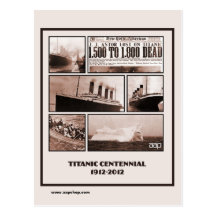 Monumento centenario titánico 1912-2012 postales