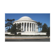 Monumento de Jefferson Impresión En Lienzo Estirada