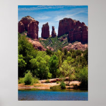 Monumento de la roca de Cathederal Poster