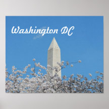 Monumento de Washington en primavera Posters