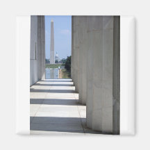 monumento del Lincoln memorial Washington Imán Para Frigorífico