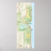 Monumento nacional de los montones de la efigie poster