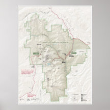 Monumento nacional de los pináculos poster