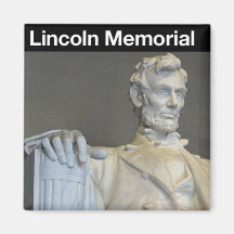 Monumento nacional del Lincoln memorial Imanes Para Frigoríficos