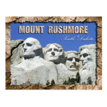 Monumento nacional del monte Rushmore, Dakota del  Tarjeta Postal