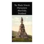 Monumento negro del reloj, Aberfeldy, Escocia Tarjeta Con Foto Personalizada