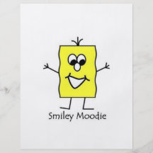 Moodie sonriente tarjetones