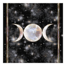 Moonstone triple de la luna comunicados personalizados