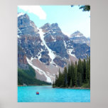 Moraine del lago impresiones