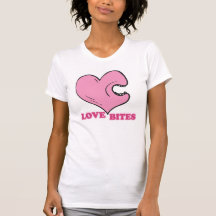 mordeduras de amor que muerden el corazón camisetas