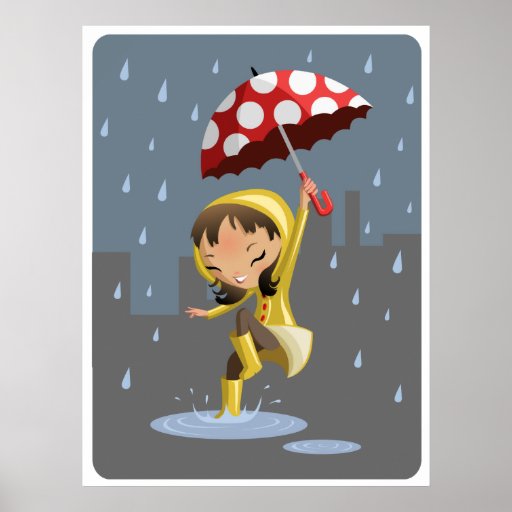 Morgan en la lluvia impresiones
