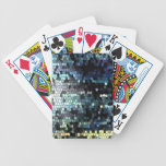Mosaico azul cartas de juego