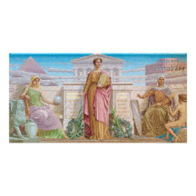 Mosaico de la historia de Frederick Dielman. Tarjetas Personales
