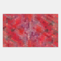 Mosaico rojo de la teja rectangular altavoz