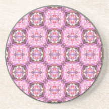 Mosaico violeta posavaso para bebida