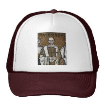 Mosaicos de Chor en San Vitale en Ravena, Szene: K Gorro De Camionero