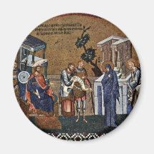 Mosaicos de la escena de Kahri-Djami de la iglesia Imanes Para Frigoríficos