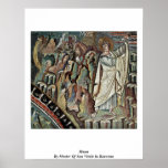 Moses por el amo de San Vitale en Ravena Posters
