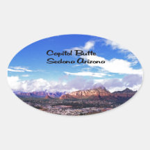 Mota del capitolio, montaña del trueno calcomanías de ovales