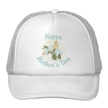 Mother&apos feliz; pájaro de la primavera del día  gorro