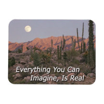 Motive el imán, "todo que usted Imagine es real "
