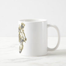 moto cross taza de café