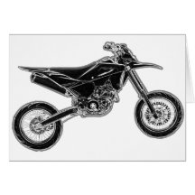 Moto estupendo Supermoto Felicitaciones