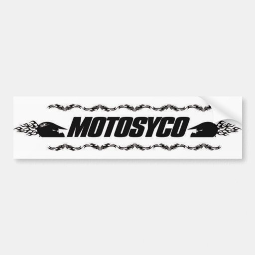 motobumpersticker etiqueta de parachoque