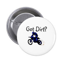 Motocicleta conseguida de la suciedad pins