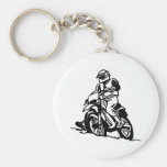 Motocicleta del motocrós llavero