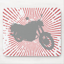 Motocicleta: Perfil del esquema: Mousepad de encar Alfombrilla De Raton
