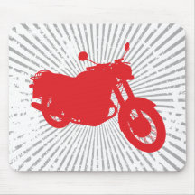 Motocicleta: Perfil del esquema: Mousepad de encar Tapete De Raton