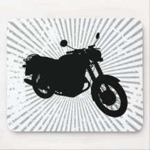 Motocicleta: Perfil del esquema: Mousepad de encar Tapete De Raton
