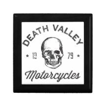 Motocicletas de Death Valley Cajas De Recuerdo