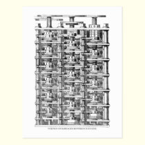 Motor de diferencia de Babbage tarjetas postales