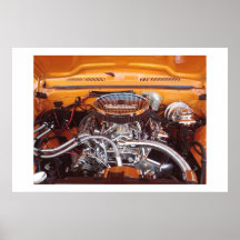 Motor del cromo impresiones
