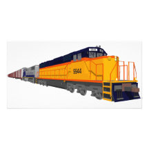 Motor del tren: Esquema de color clásico: Tarjetas Fotográficas