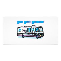 Motorhome dulce casero tarjeta fotografica  