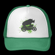 Motorista del rinoceronte gorras