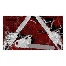 ¡MOTOSIERRAS Y SANGRE DEL GRUNGE! TARJETA PERSONAL